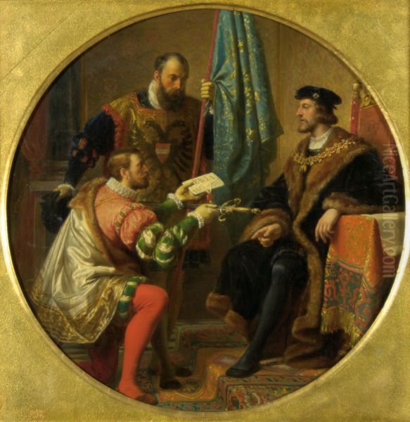Kaiser Karl V. und Konig Franz I. bei Pavia 1525 - view 1