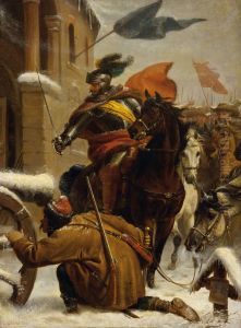 Johann de Werth's Uberfall bei Tuttlingen 1643 by Karl von Blaas