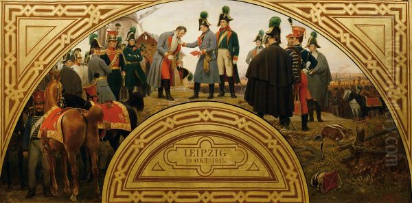 The Battle of Leipzig in 1813 - view 1