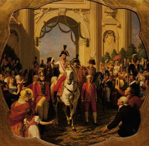 Der Einzug des Kaisers Franz I. (II.) von Osterreich in Wien 1814