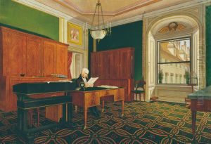 Kaiser Franz II. (I.) in seinem Arbeitszimmer