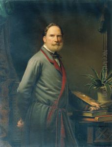 Selbstportrat by Anton Einsle