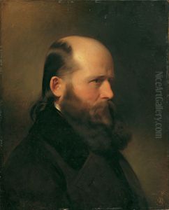 Der Schriftsteller und Musiker Dr. Gross by Franz Eybl