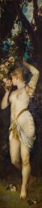 Die funf Sinne: Der Geruch by Hans Makart