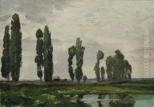 Taborsko (aus der Mappe ,,16 Ansichten tschechischer Landschaften 'Ceska Krajina'") by Ferdinand Frantisek Engelmuller