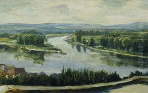 Zusammenfluss von Moldau und Elbe