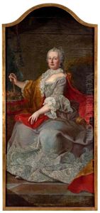 Portrait of Maria Theresia of Austria (1717-1780) as Queen of Hungary by Martin Van Meytens