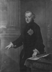 Frederick II, King of Prussia (1712-1786) by Johann Georg Ziesenis