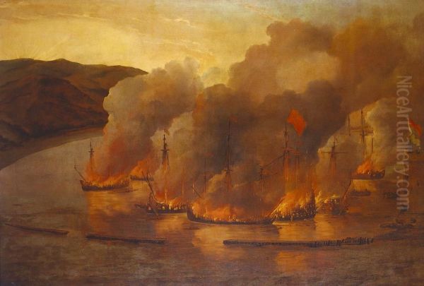 The Attack on Shipping in Bugia, 18 May 1671 (III) - view 1