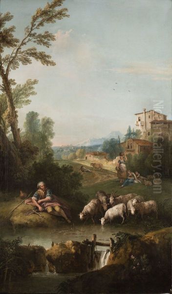 Landscape with Jacob Watering Laban's Flock - view 1
