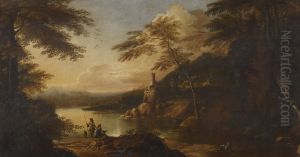 Landscape with Figures by Adriaen Van Diest