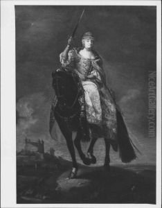 Maria Theresa, Empress of Austria and Queen of Hungary (1717-1780) by August Querfurt