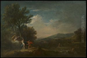 River Landscape with Apollo Pursuing Daphne