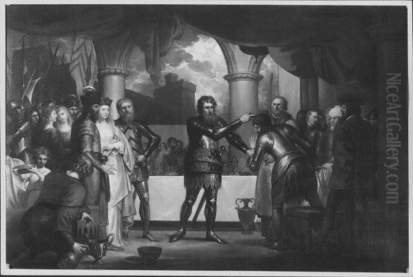 Edward III Entertaining his Prisoners - view 1