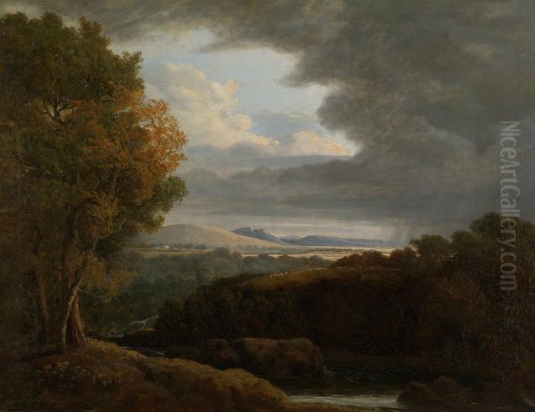 Landscape with a Distant Country House - view 1