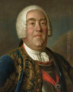 Portrait of Augustus III in a blue jacket Portrait of Augustus III in a blue jacket