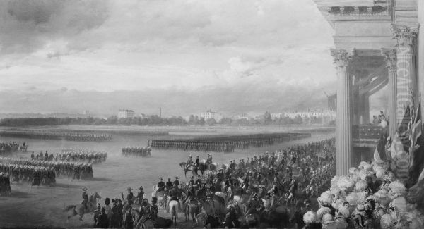 The Review on the Champ de Mars, 24 August 1855 - view 1
