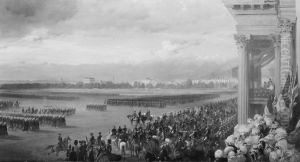 The Review on the Champ de Mars, 24 August 1855 by George Housman Thomas