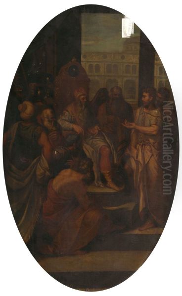 Joseph Presents his Brothers to Pharaoh - view 1