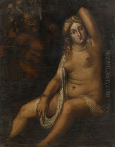 Venus and a Satyr by Niccolo Frangipane