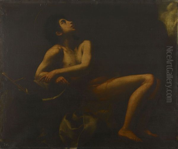 St John the Baptist Seated in the Wilderness - view 1