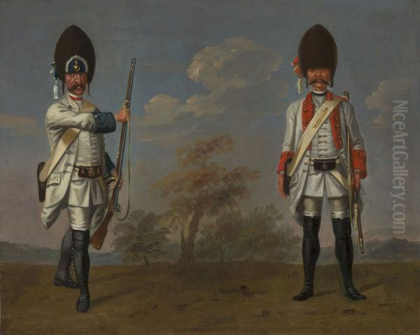 Grenadiers, Infantry Regiment "Browne" and an unidentified Infantry Regiment - view 1