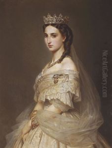 Princess Charlotte of Belgium, Empress of Mexico (1840-1927) by Albert Grafle