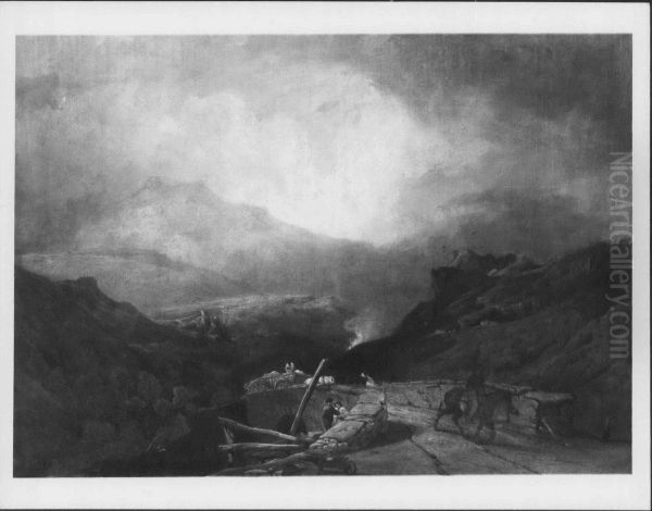 A Mountain Landscape - view 1