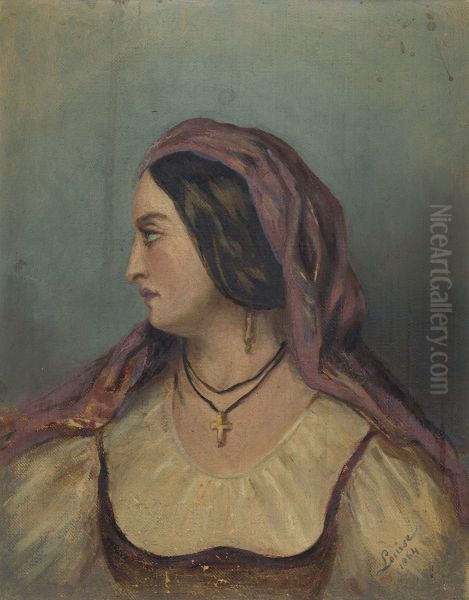 Head of a Neapolitan Woman - view 1