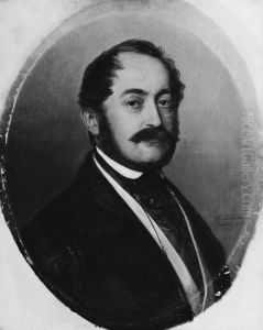 Charles, Prince of Leiningen (1804-1856) by Franz Xavier Winterhalter