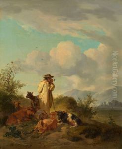 Shepherd in a Landscape