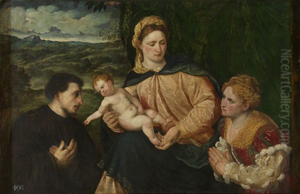 The Virgin and Child with Donors - view 1
