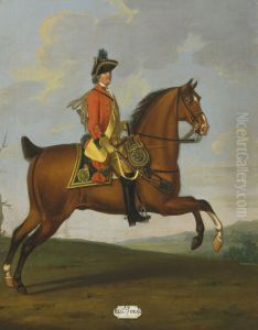 Private, 15th (The Duke of Cumberland's) Dragoons by David Morier