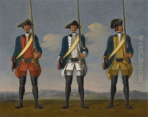 Privates, Austrian (?) "Vrei-Compagnien" by David Morier