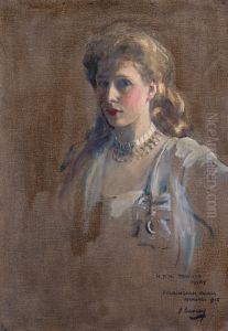 Mary, Princess Royal (1897-1965), later Countess of Harewood by John Lavery
