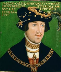 Portrait of Louis II, king van Hungary (1506-1526)
