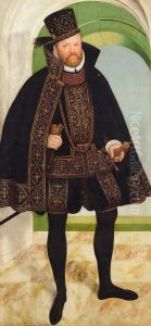 Kurfurst August von Sachsen (1526-1586) by Lucas The Younger Cranach