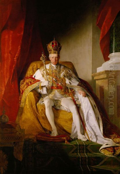 Kaiser Franz I. (II.) (1768-1835) von Osterreich im osterreichischen Kaiserornat - view 1