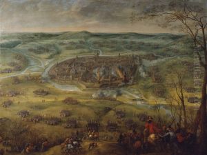 The siege of Neuburg, 1641 by Peter Snayers