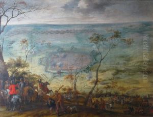 The siege of Einbeck by Peter Snayers