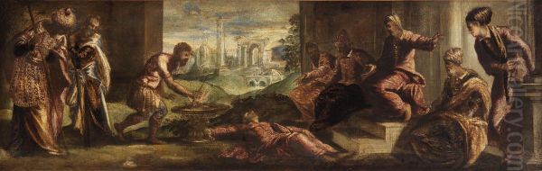 Mucius Scaevola vor Porsenna - view 1