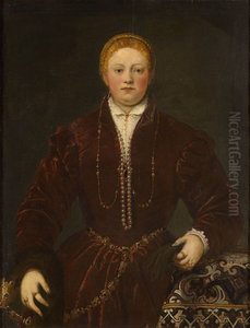 Bildnis einer jungen Dame by Jacopo Tintoretto