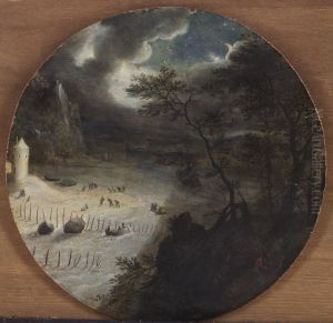 Fishing at Night by Pieter Stevens