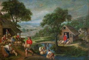 Parable of Christ as the Good Shepherd (June) by Marten van Valckenborch