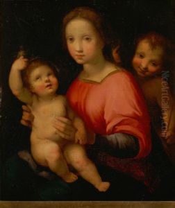 Maria mit Kind und Johannesknaben by Francesco Vanni