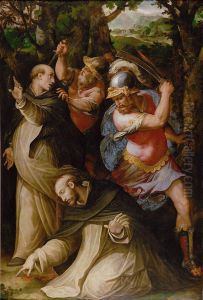 Death of Saint Peter martyr by Giorgio Vasari