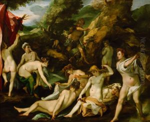 Diana and Actaeon by Joseph The Elder Heintz