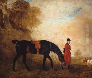'Curricle' with a Huntsman by Benjamin Marshall