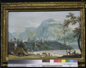 View of Belluno by Marco Ricci