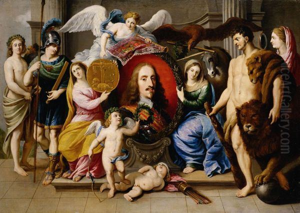 Allegory on Archduke Leopold Wilhelm (1614-1662) - view 1